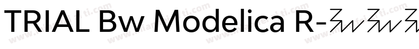 TRIAL Bw Modelica R字体转换